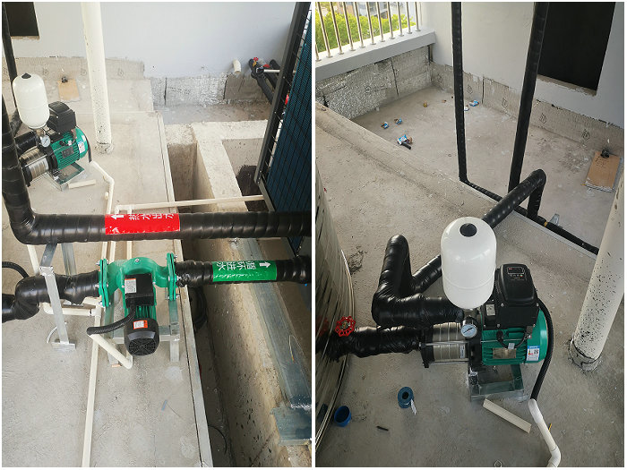 宿舍熱水工程：杭州萬龍機械熱水工程